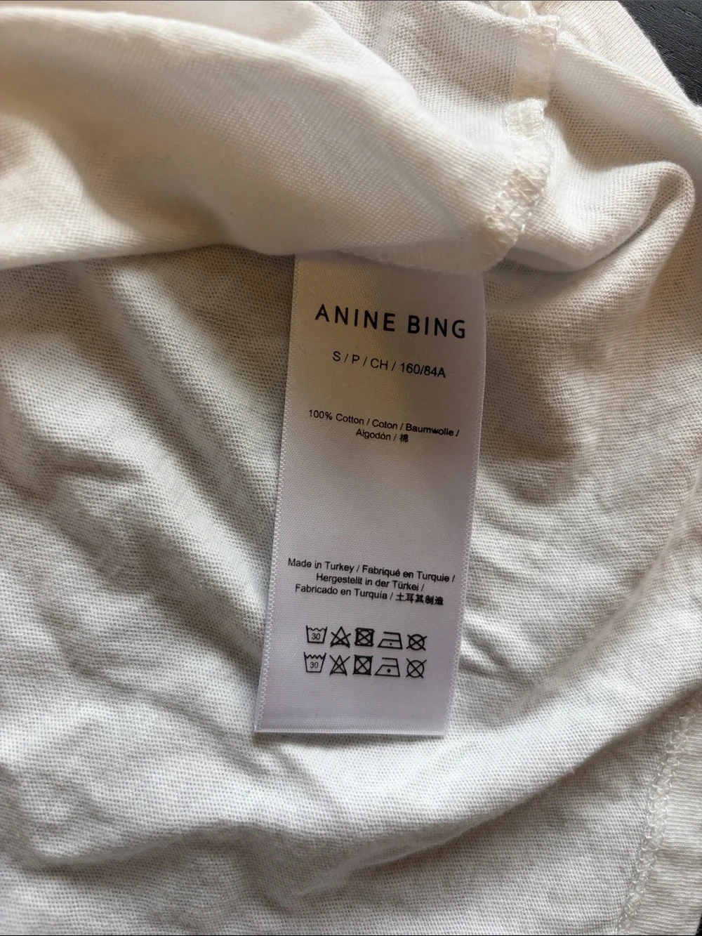Women’s Anine Bing Size Small T Shirt - Picture 3 of 7
